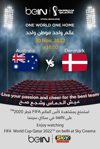 FIFA 2022: AUSTRALIA VS DENMARK (ARABIC) - LIVE